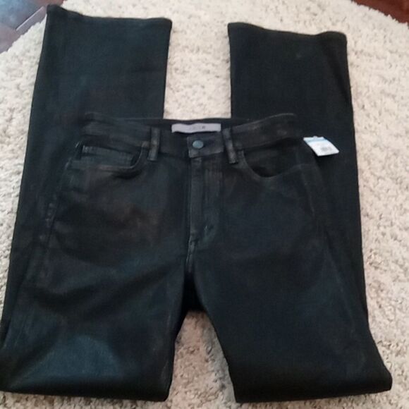 Joes black coated jeans size 26 high rise boot cut NWT - Picture 1 of 5